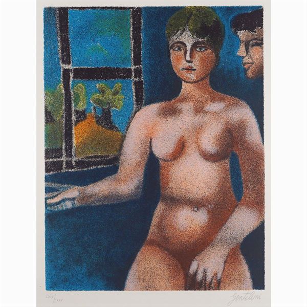 Franco Gentilini : Franco Gentilini  (Faenza 1909 - Roma 1981)  - Auction Online auction with selected works of art from Unicef donations (lots 1 -193) - Colasanti Casa d'Aste