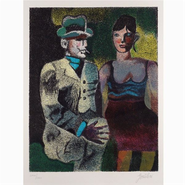 Franco Gentilini : Franco Gentilini  (Faenza 1909 - Roma 1981)  - Asta ASTA A TEMPO ON LINE - OPERE E GRAFICA DEL XX SECOLO  - Colasanti Casa d'Aste