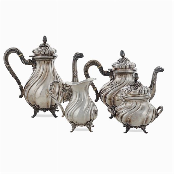 Coffee and tea silver service