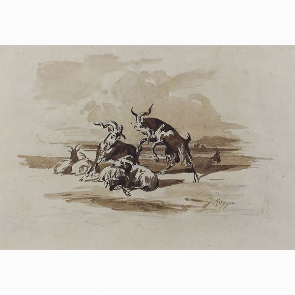Giuseppe Raggio  (Chiavari 1823 - Roma 1916)  - Auction modern and contamporary art - 20th century decorative arts - Colasanti Casa d'Aste