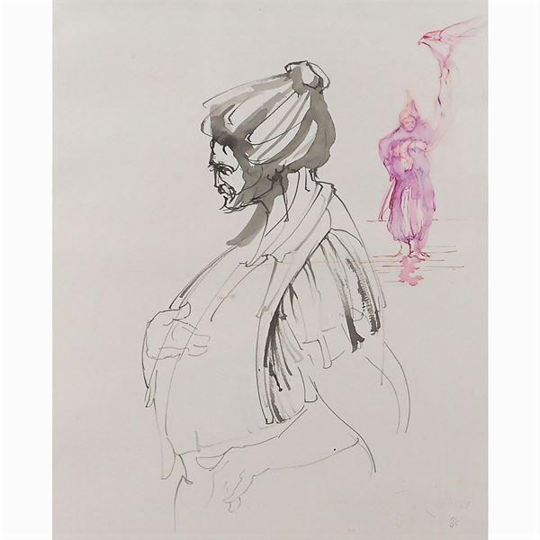Fabrizio Clerici : Fabrizio Clerici  (Milano 1913 - Roma 1993)  - Auction modern and contamporary art - 20th century decorative arts - Colasanti Casa d'Aste