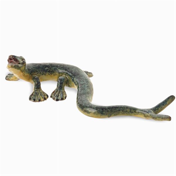 Salamandra in ceramica