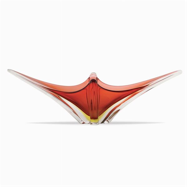 Centrotavola in vetro sommerso  (Murano, XX Sec.)  - Asta ARTE MODERNA E CONTEMPORANEA | ARTI DECORATIVE DEL XX SEC.  - Colasanti Casa d'Aste