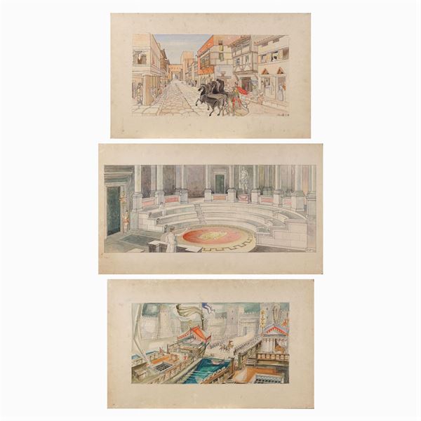 O.Scotti  (Italia, XX Sec.)  - Asta ARTE MODERNA E CONTEMPORANEA | ARTI DECORATIVE DEL XX SEC.  - Colasanti Casa d'Aste