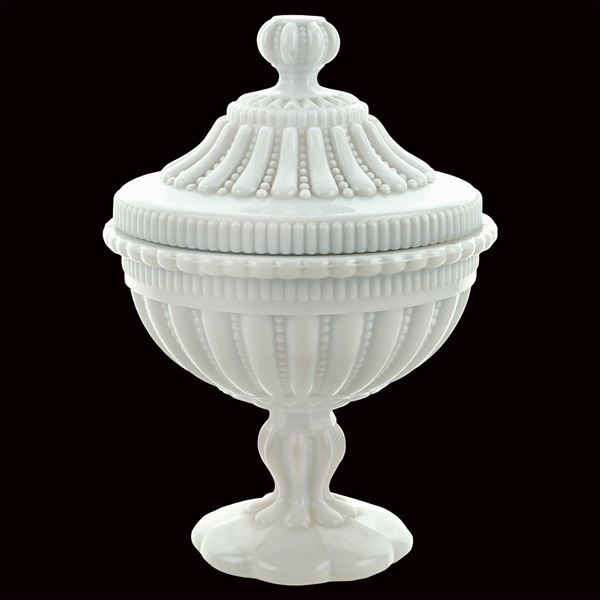 Coppa con coperchio  (Italia, XX Sec.)  - Asta ARTE MODERNA E CONTEMPORANEA | ARTI DECORATIVE DEL XX SEC.  - Colasanti Casa d'Aste
