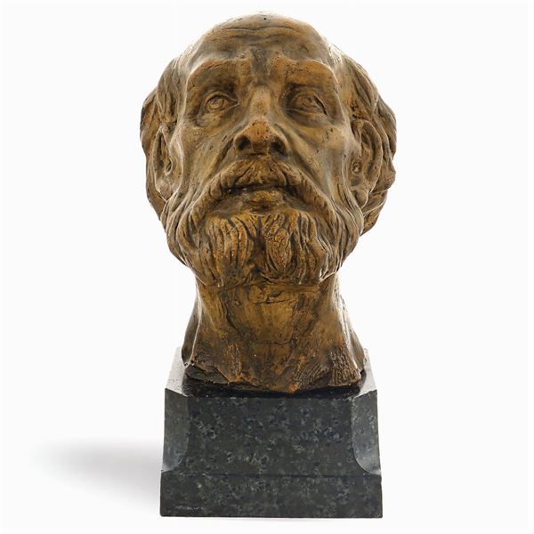 A terracotta head