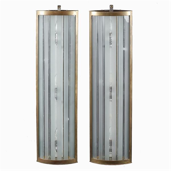 A pair of Art Decò shaped appliques  (20th century)  - Auction modern and contamporary art - 20th century decorative arts - Colasanti Casa d'Aste