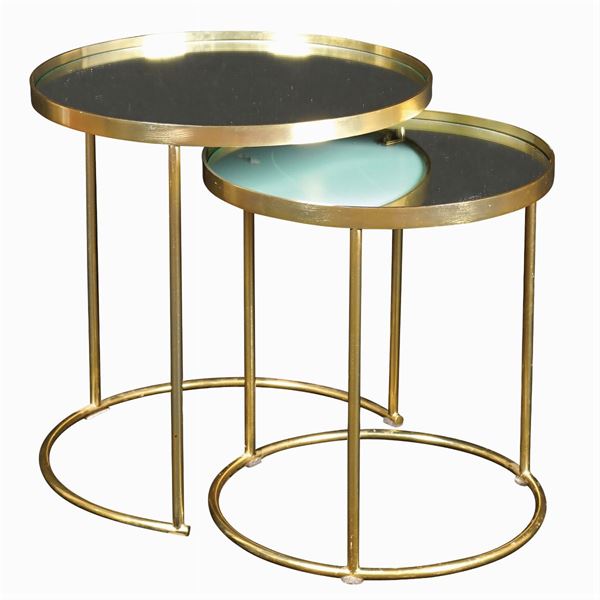 Set of snap-fit tables  (Italy, 1970-80)  - Auction modern and contamporary art - 20th century decorative arts - Colasanti Casa d'Aste