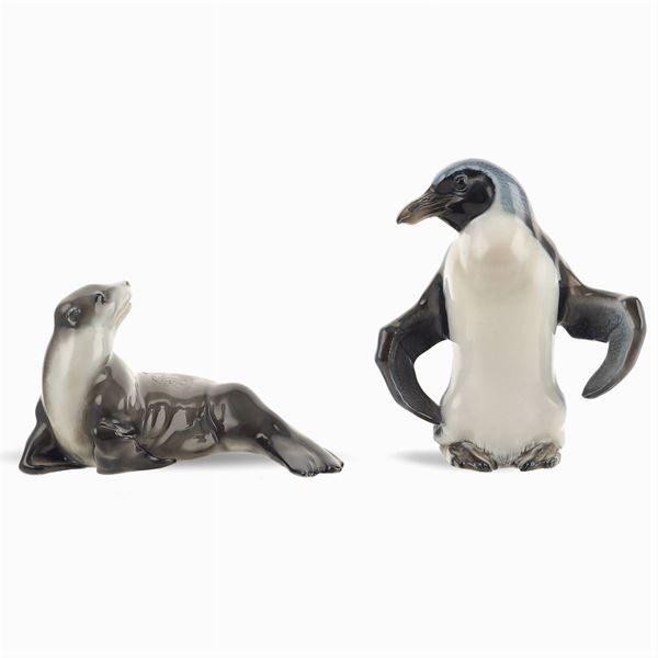 Rosenthal, due animali in porcellana