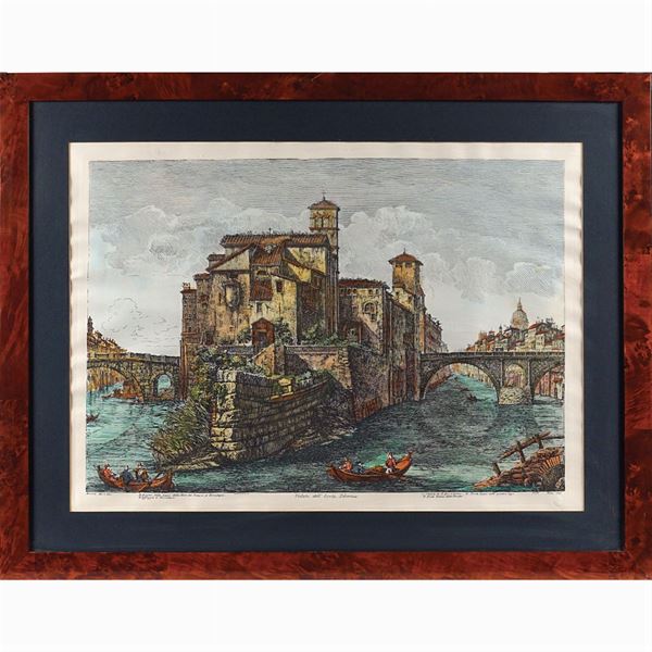 Luigi Rossini, from  (Florence, 20th century)  - Auction Online Timed Auction Paintings and Prints - I - Colasanti Casa d'Aste