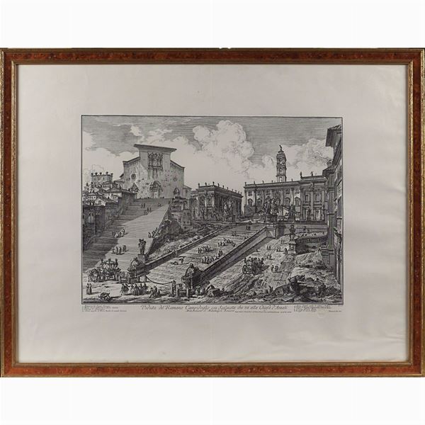 Giovanni Battista Piranesi, from  (Florence, 20th century)  - Auction Online Timed Auction Paintings and Prints - I - Colasanti Casa d'Aste
