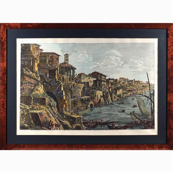 Luigi Rossini : Luigi Rossini, from  (Ravenna 1790 - Roma 1857)  - Auction Online Timed Auction Paintings and Prints - I - Colasanti Casa d'Aste