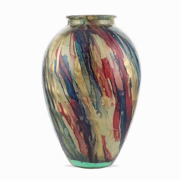 Vaso decorativo in vetro