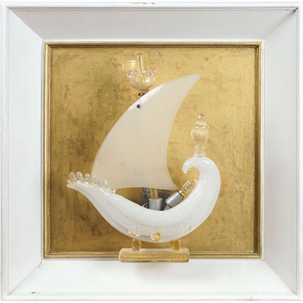 Applique  (Murano, XX Sec.)  - Asta ARTE MODERNA E CONTEMPORANEA | ARTI DECORATIVE DEL XX SEC.  - Colasanti Casa d'Aste