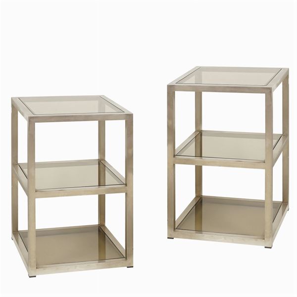 Coppia di tavolini  (Francia, XX Sec.)  - Asta ARTE MODERNA E CONTEMPORANEA | ARTI DECORATIVE DEL XX SEC.  - Colasanti Casa d'Aste