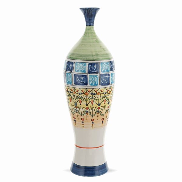 Vaso in ceramica smaltata