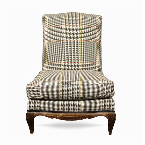 A low armchair