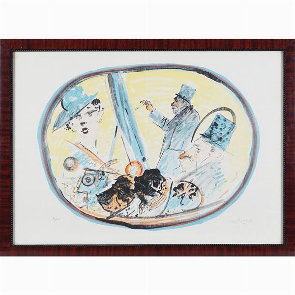 Contemporary artist  (Italy, 20th century)  - Auction Online Timed Auction Paintings and Prints - I - Colasanti Casa d'Aste