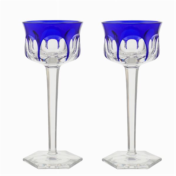 Baccarat, dodici bicchieri in cristallo