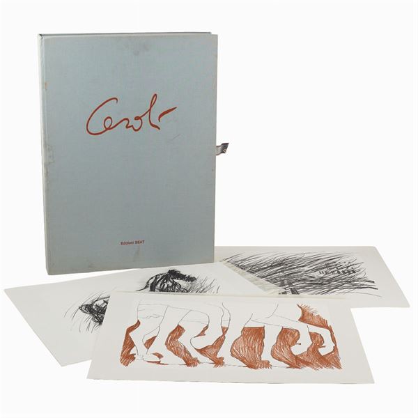 Mario Ceroli : Mario Ceroli Folder  (Turin, 1984)  - Auction modern and contamporary art - 20th century decorative arts - Colasanti Casa d'Aste