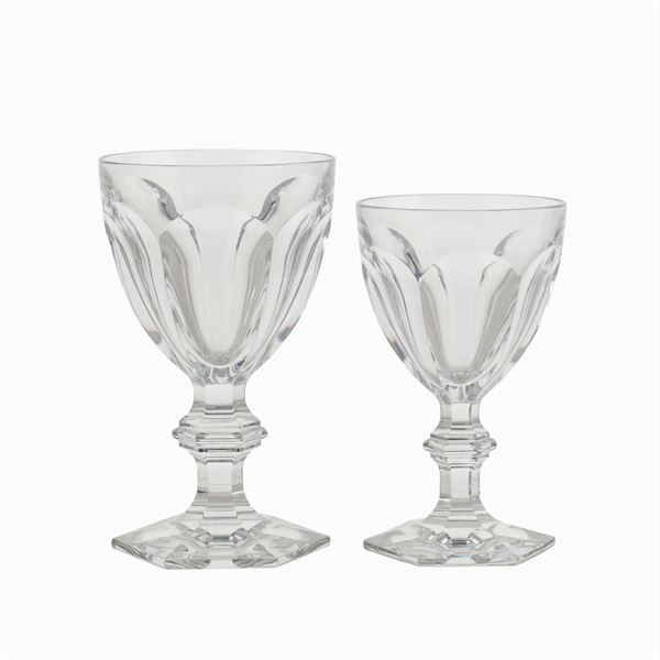 Baccarat, servizio di 24 bicchieri in cristallo