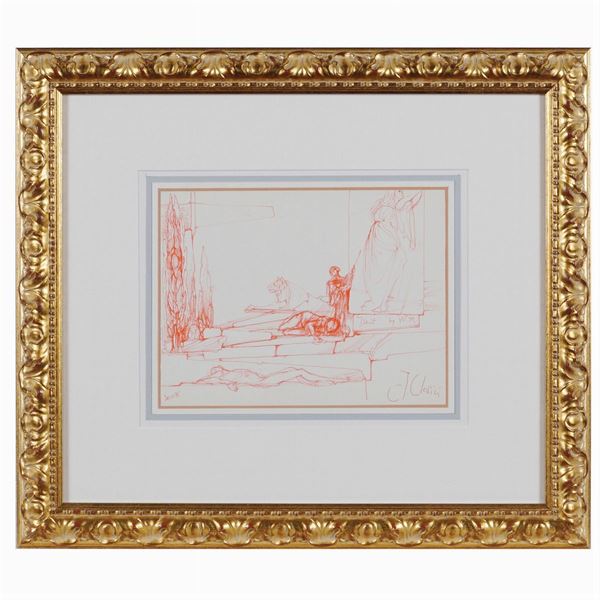 Fabrizio Clerici : Fabrizio Clerici  (Milano 1913 - Roma 1993)  - Asta ARTE MODERNA E CONTEMPORANEA | ARTI DECORATIVE DEL XX SEC.  - Colasanti Casa d'Aste