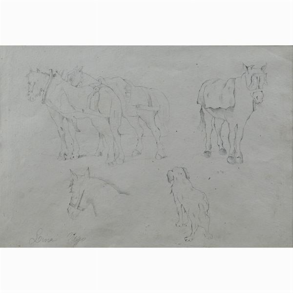 Unknown artist  (Italy, 20th century)  - Auction Online Timed Auction Paintings and Prints - I - Colasanti Casa d'Aste
