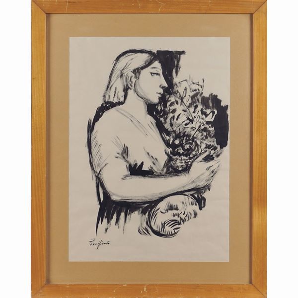 Domenico Purificato : Domenico Purificato  (Fondi 1915 - Roma 1984)  - Asta ARTE MODERNA E CONTEMPORANEA | ARTI DECORATIVE DEL XX SEC.  - Colasanti Casa d'Aste