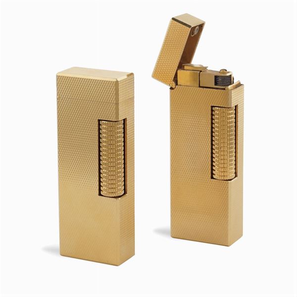 Dunhill Rollagas, two vintage lighters