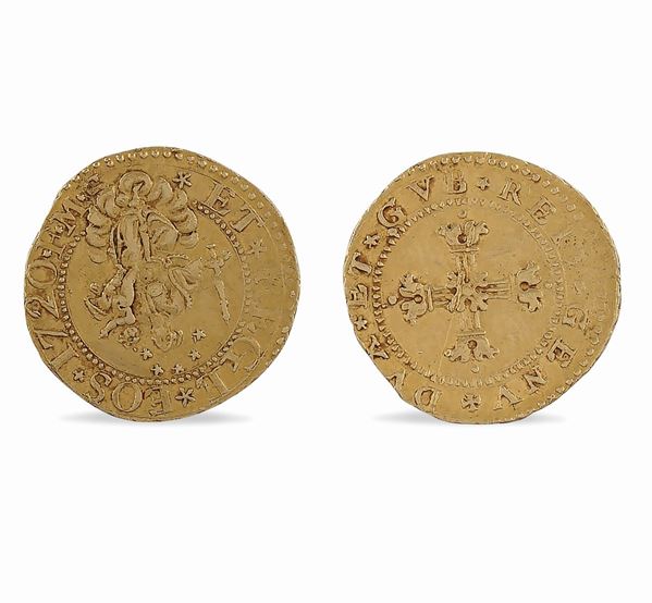 Gold half double  (Genoa 1729)  - Auction Jewels AND Watches - Colasanti Casa d'Aste
