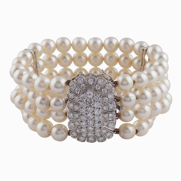 Bracciale di perle coltivate