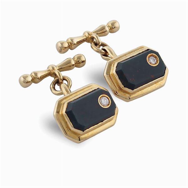 18kt gold cufflinks