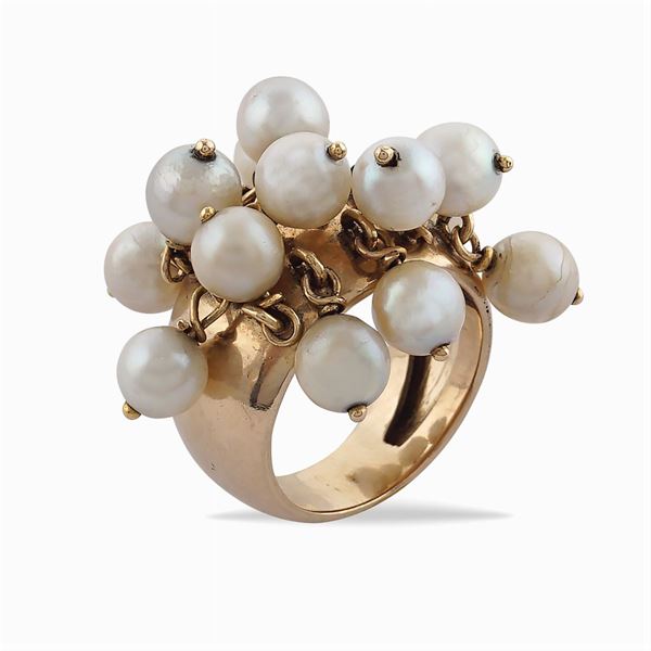 18kt gold band ring