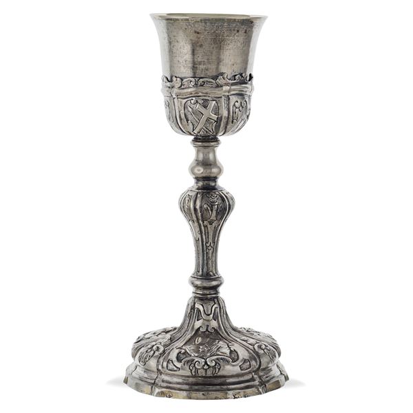 Antique silver eucharistic cup  (Naples, late 18th century)  - Auction FINE SILVER AND TABLEWARE - Colasanti Casa d'Aste