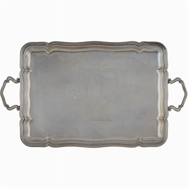 Silver tray  (Italy, 20th century)  - Auction FINE SILVER AND TABLEWARE - Colasanti Casa d'Aste