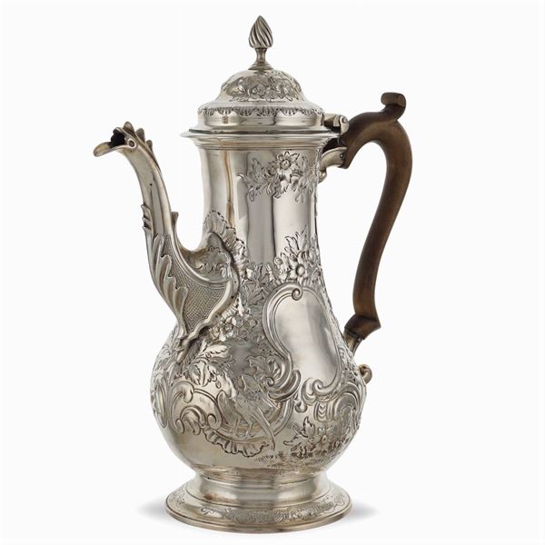Silver coffeepot