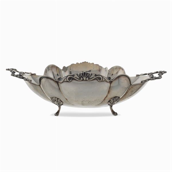 Two handled silver basket  (Italy, 20th century)  - Auction FINE SILVER AND TABLEWARE - Colasanti Casa d'Aste