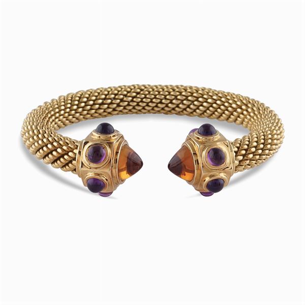 18kt gold bangle bracelet  - Auction Jewels AND Watches - Colasanti Casa d'Aste
