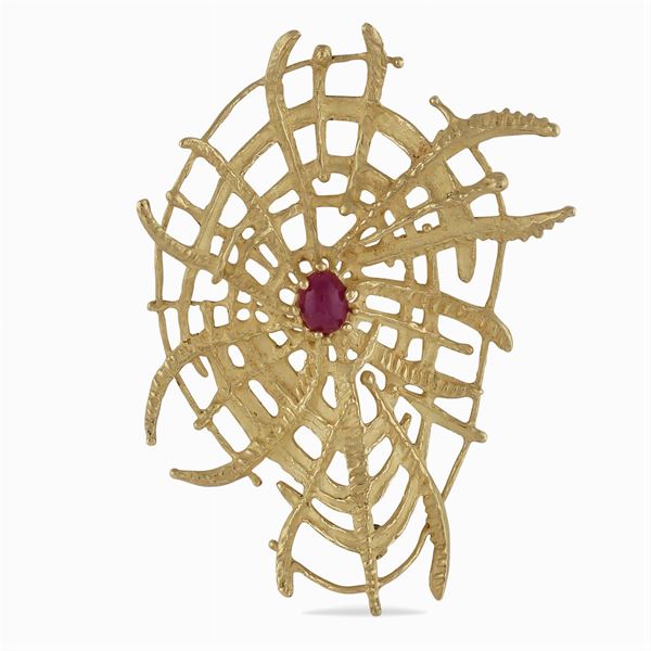 Alberto Sartoris - Alberto Sartoris, sculpture brooch