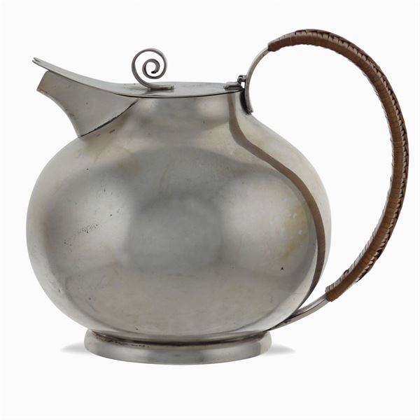 Carlo Preda : Silver teapot  (Italy, bollo fascio 1934-1944)  - Auction FINE SILVER AND TABLEWARE - Colasanti Casa d'Aste