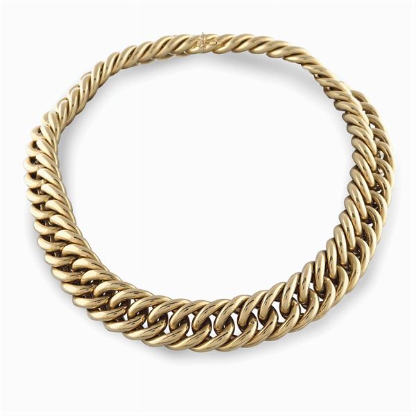 Collier vintage in oro giallo 18kt