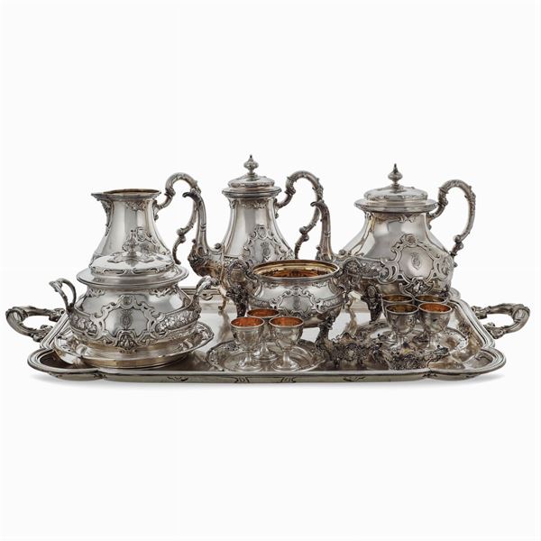 Silver breakfast service
