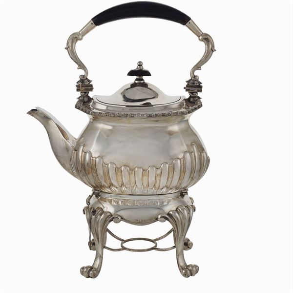Silver teakettle