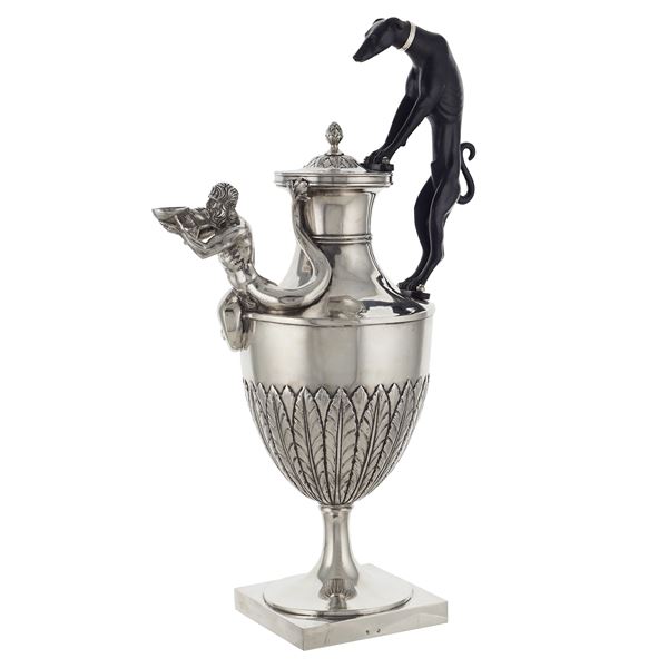 Important silver coffeepot