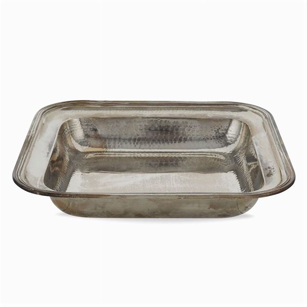 Squared silver centerpiece