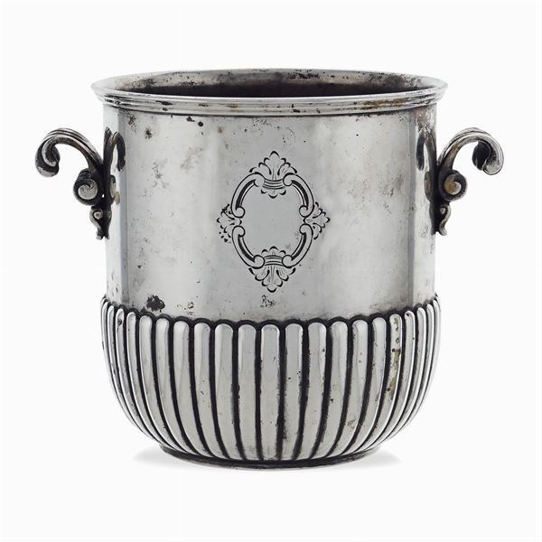 Silver ice bucket