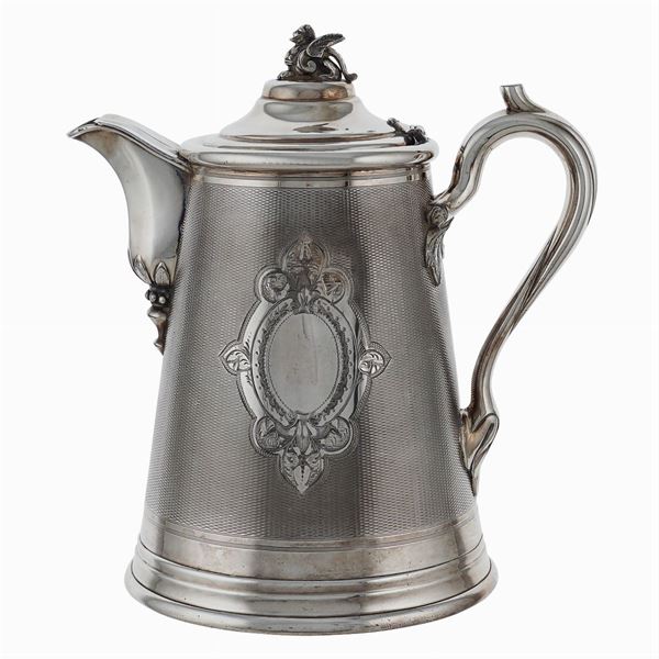 Silver plate tankard