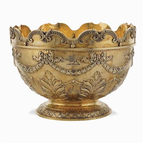 Vermeil silver bowl