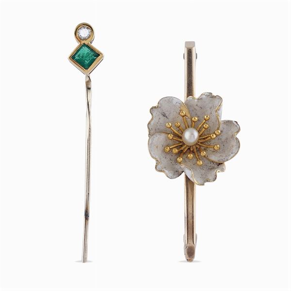 Two antique brooches  (early '900)  - Auction Jewels AND Watches - Colasanti Casa d'Aste