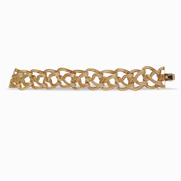 Bvlgari, bracciale in oro giallo 18kt